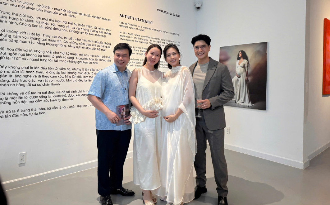 Triển lãm nghệ thuật Initiation – Hành trình 9 tháng mang thai của Ngô Thanh Vân