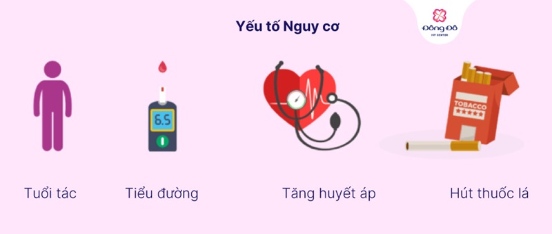 Yếu tố nguy cơ có thể làm tăng khả năng bị rối loạn cương dương